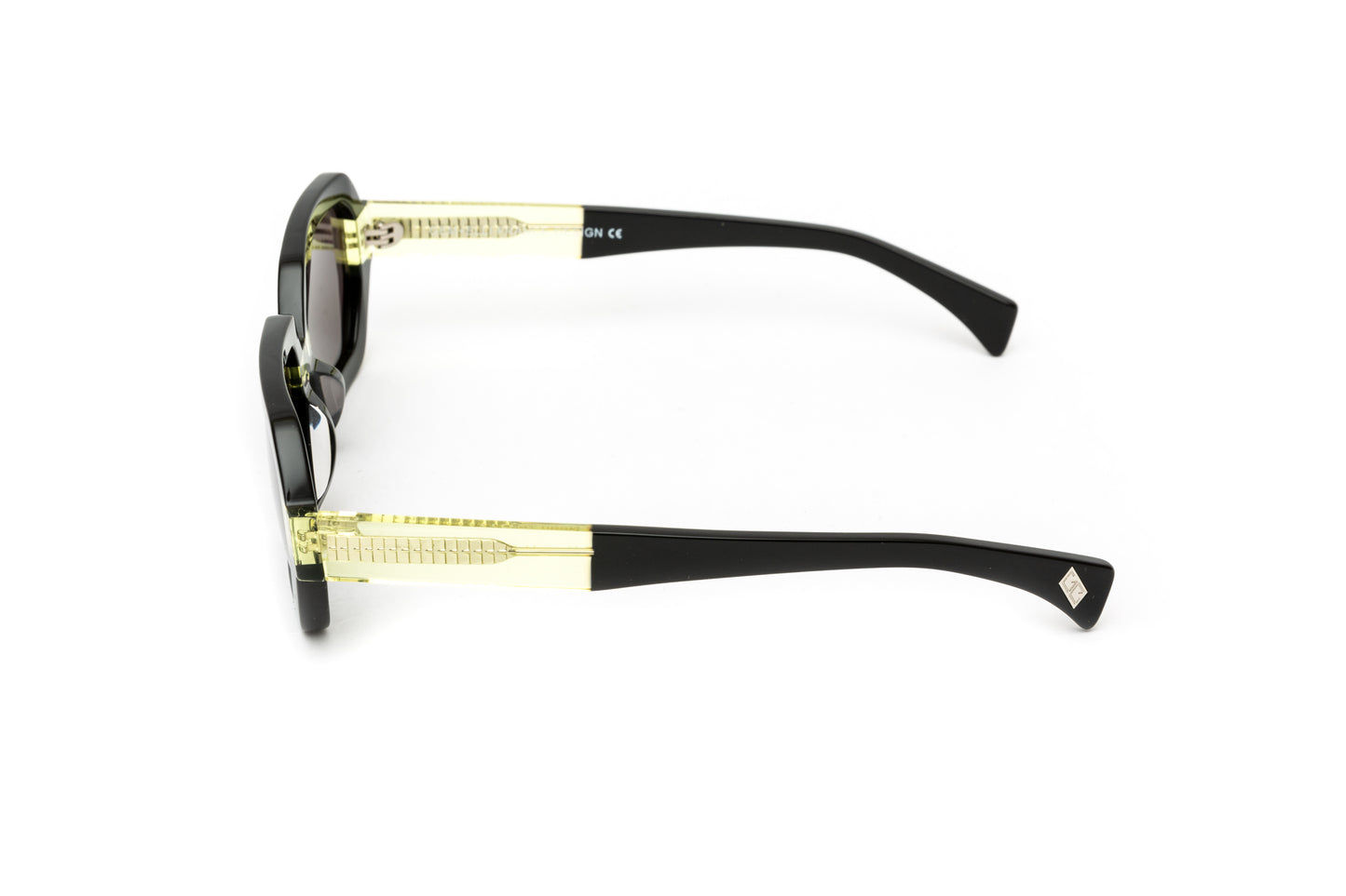 GEM+ELLI Wild Paradise Black & Neon Yellow Sunglasses