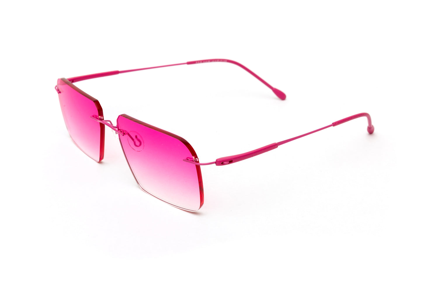 Kent Mod 4 Rimless Pink Titanium / Gradient Pink Anti Glare Sunglasses