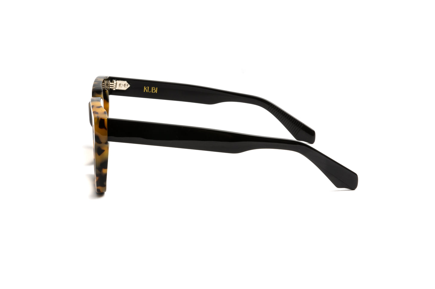 Kubi THE COACH Havana Acetate Frame + Black Acetate Temples / Gradient Brown Anti Glare Sunglasses