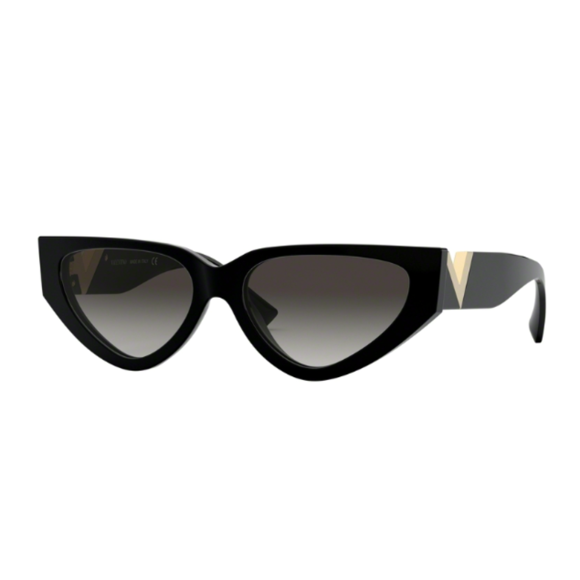 Valentino Black Gold Cateye Sunglasses FOM Eyewear