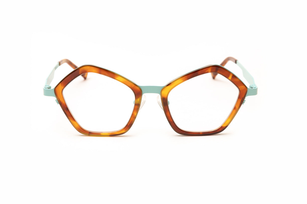 THE VENETIAN Tortoise/ Aqua Blue Optical Glasses