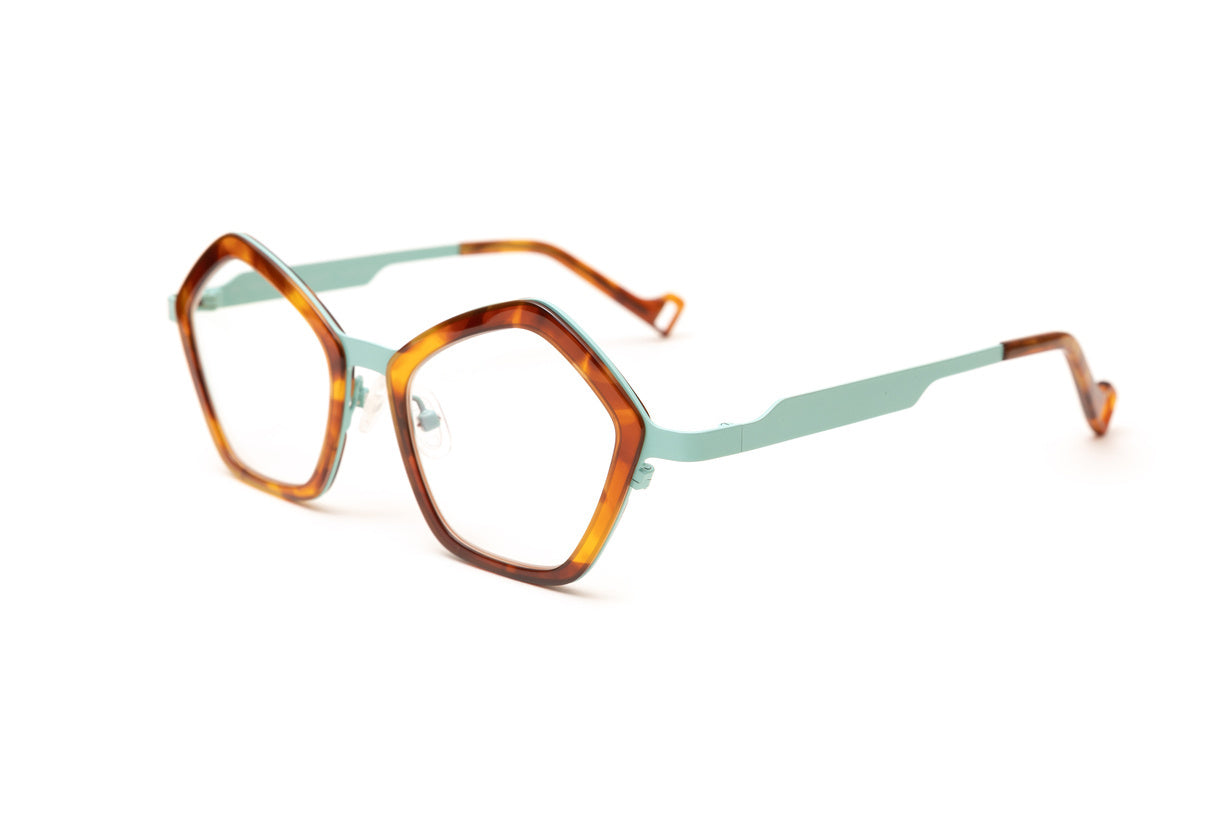 THE VENETIAN Tortoise/ Aqua Blue Optical Glasses