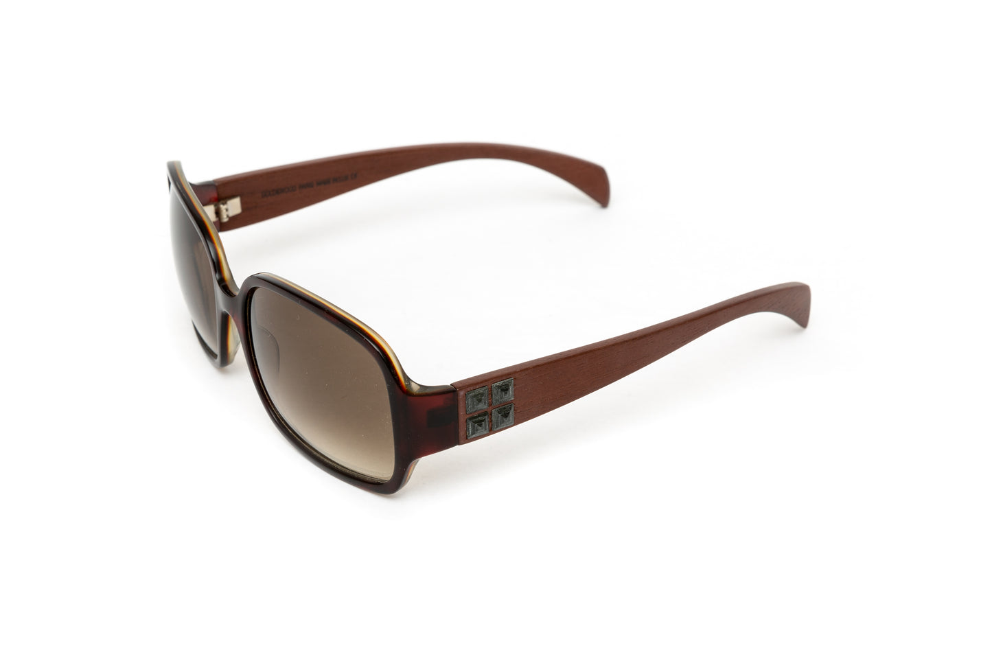 Athena // Women's Tortoise and Cherry Wood Sunglasses