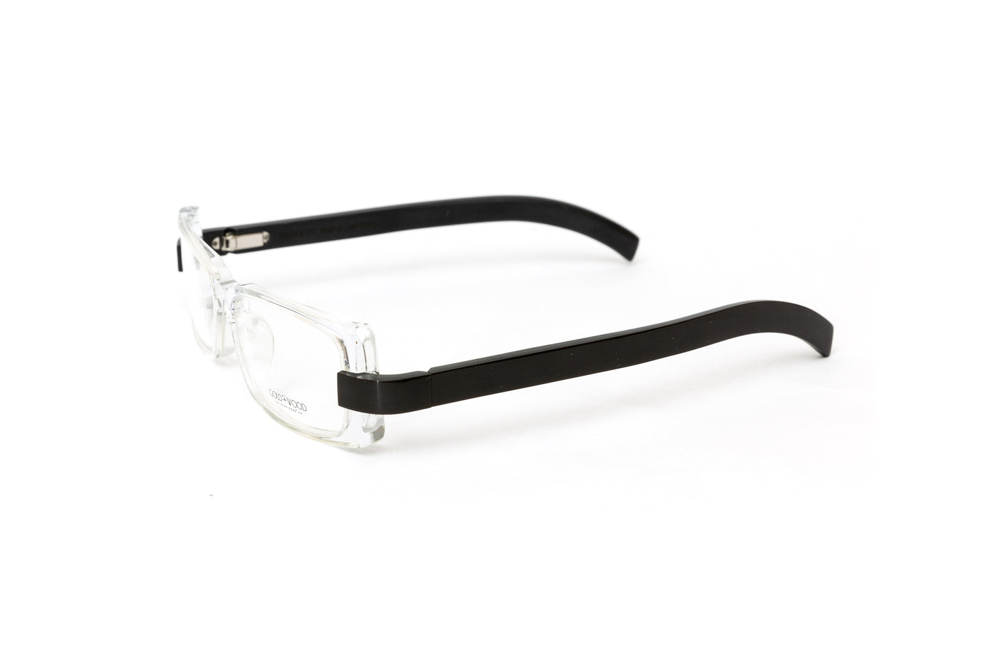 Chaya // Unisex Clear & Black Acetate Optical Glasses