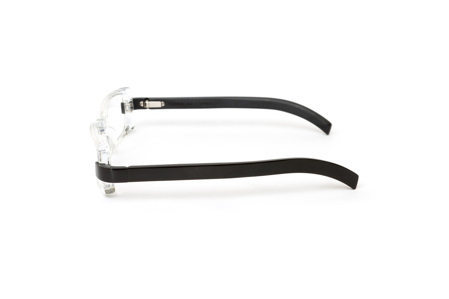 Chaya // Unisex Clear & Black Acetate Optical Glasses