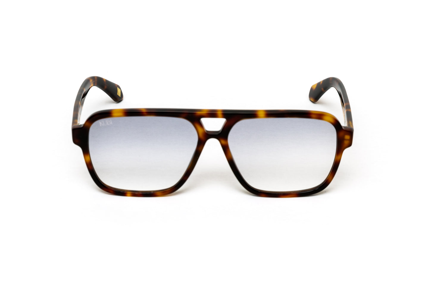 front view men's tortoiseshell acetate sunglasses with gradient grey anti reflective lenses cutler gross