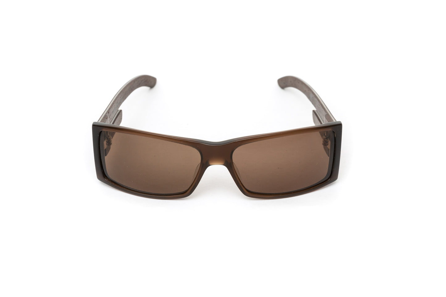 Meteor // Unisex Brown Acetate & Wood Polarized Sunglasses