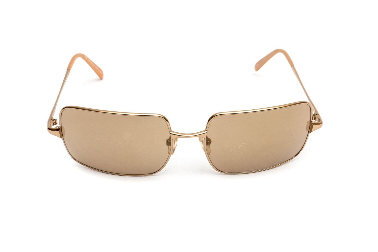 Vintage Modo Gold Mirror Square Unisex Sunglasses