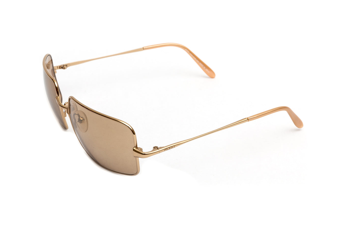 Vintage Modo Gold Mirror Square Unisex Sunglasses