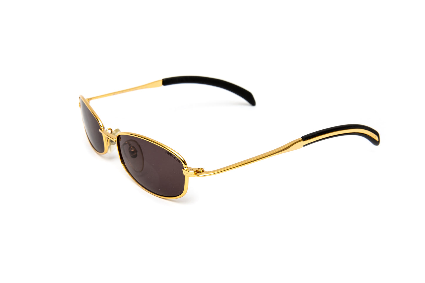 Vintage Perfact Gold Rectangular Unisex Sunglasses