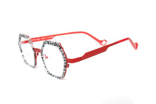 Collins_Black_White_Red_Zebra_Hexagon_Reading_Glasses_FOM_Frame_of_Mind_Eyewear_2