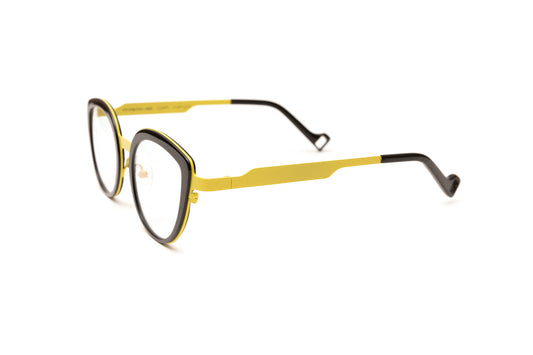 THE HARBOUR Black/ Yellow Reading Glasses