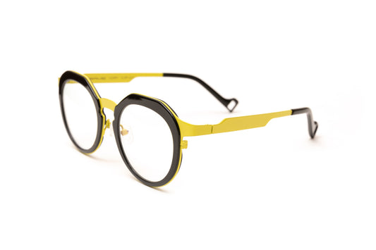 THE RESORT Black/ Yellow Reading Glasses