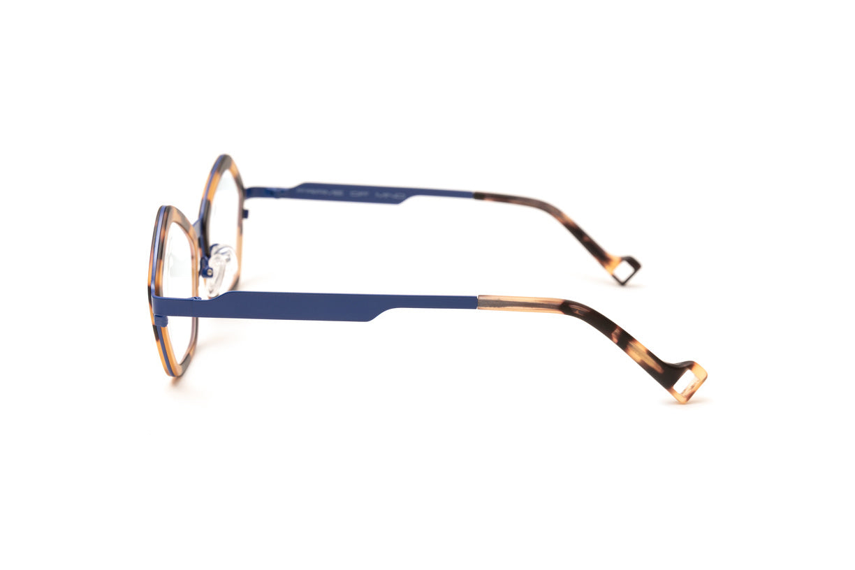 THE VENETIAN Matte Tortoise/ Navy Blue Reading Glasses